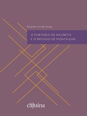 cover image of O porteiro de Macbeth e o refúgio de Montaigne